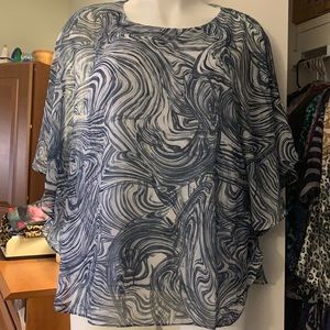 Alfani woman silky pull over top.